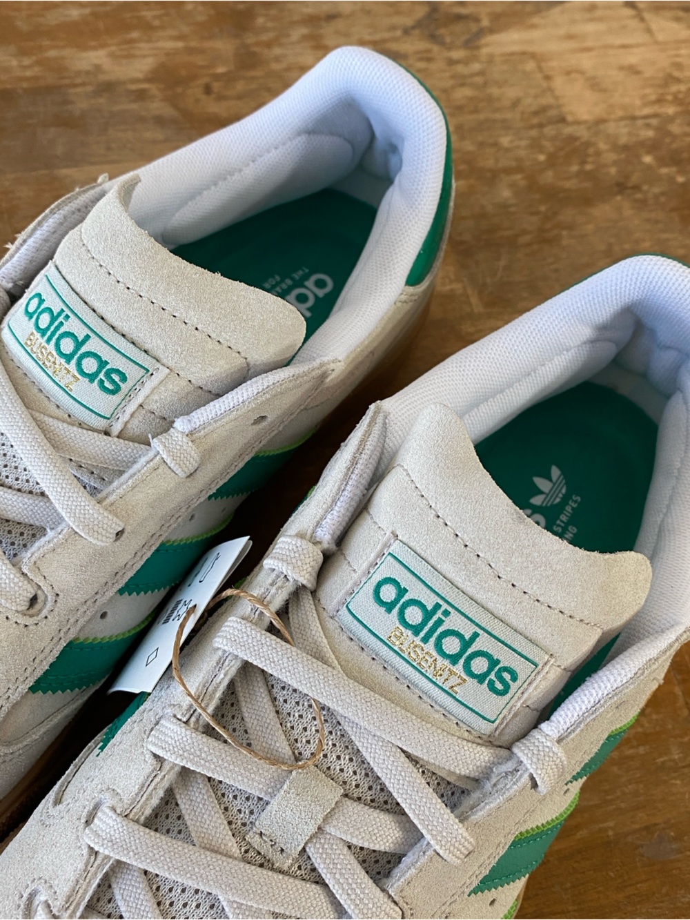 Adidas Busenitz Vulc II Sand Suede Green Beige Khaki Skateboarding - Size 10 - Picture 5 of 14